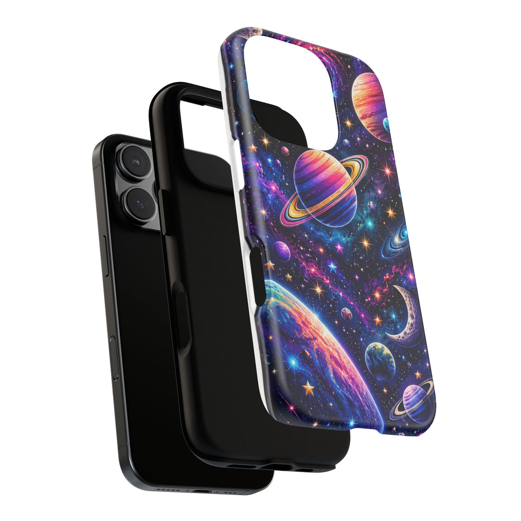 Colorful Galaxy Planets phone case | Tough Case