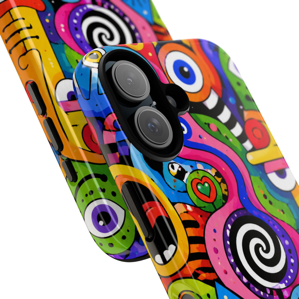 Colorful Abstract Doodle Tough Phone Case