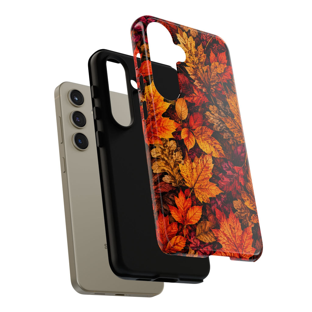 Autumn Leaves Tough Phone Case — Fall Foliage Protective Cover