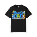 Hazel's Dad T-Shirt — Personalized Father Tee with Baby Bottle & Teddy Design