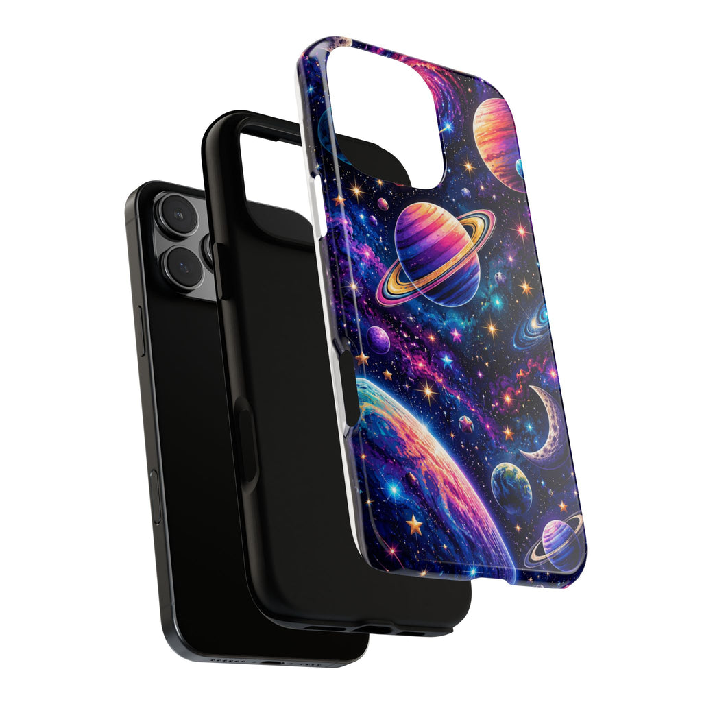 Colorful Galaxy Planets phone case | Tough Case
