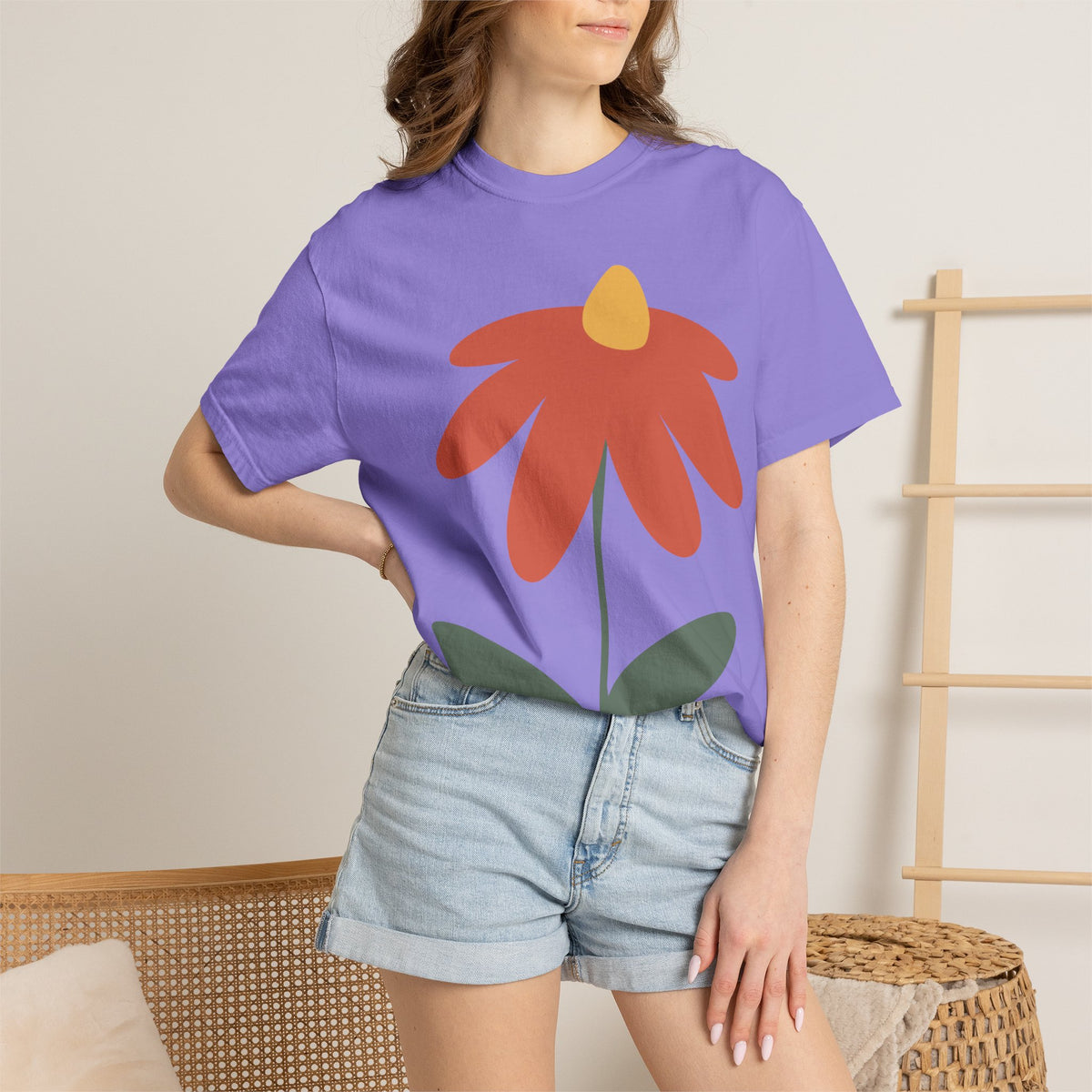 Gardening Can You Dig It? Floral Graphic T-Shirt