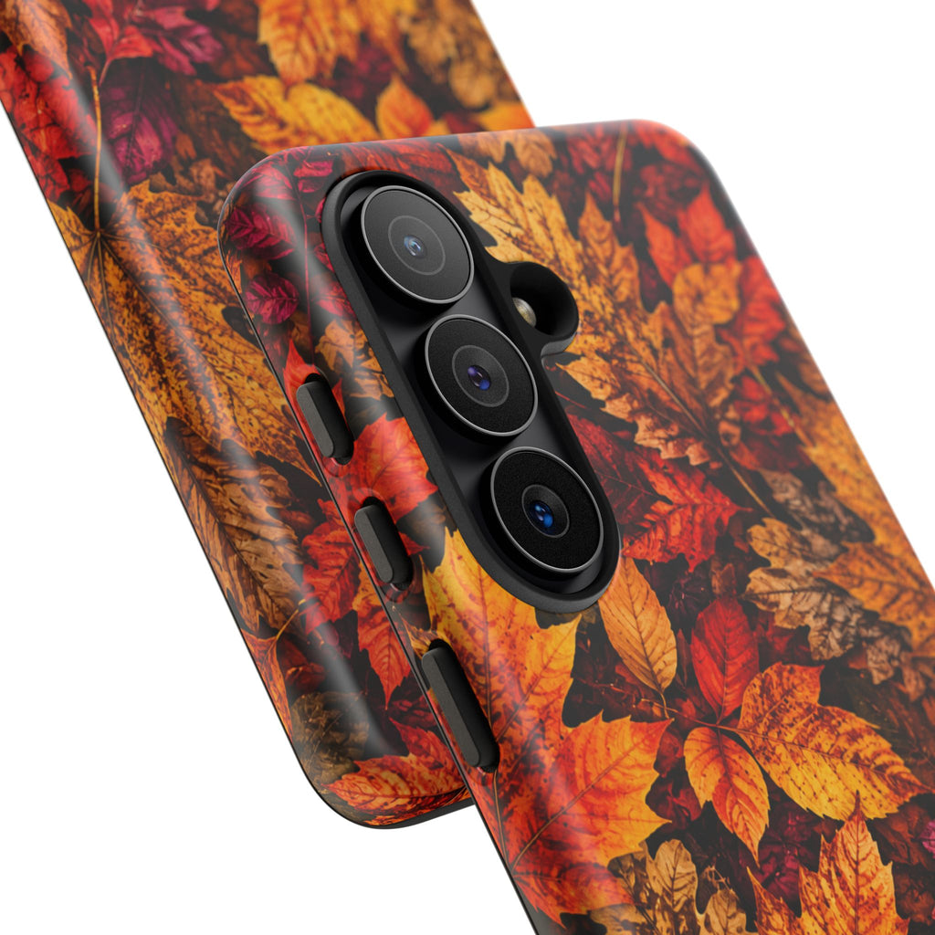 Autumn Leaves Tough Phone Case — Fall Foliage Protective Cover