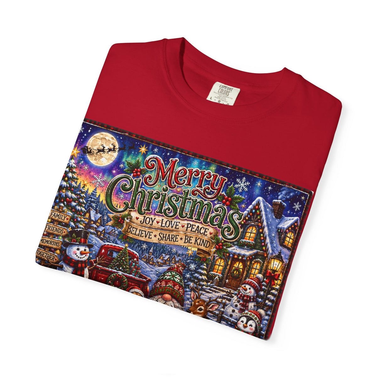 Christmas Village Dogs T-Shirt — Merry Christmas Dog Lover Tee