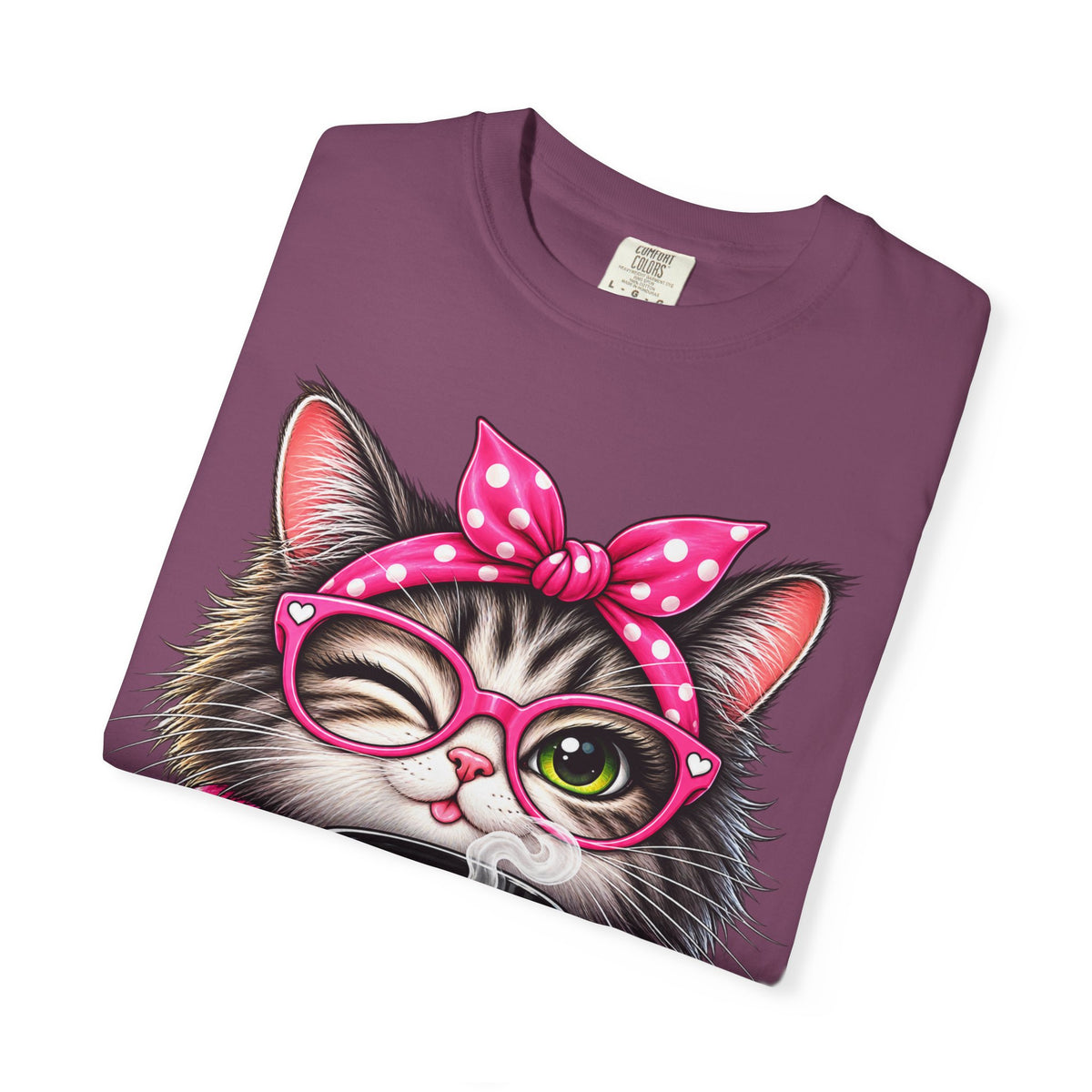Cat Coffee Tee — "Coffee First Then People" Cute Cat Graphic T-Shirt