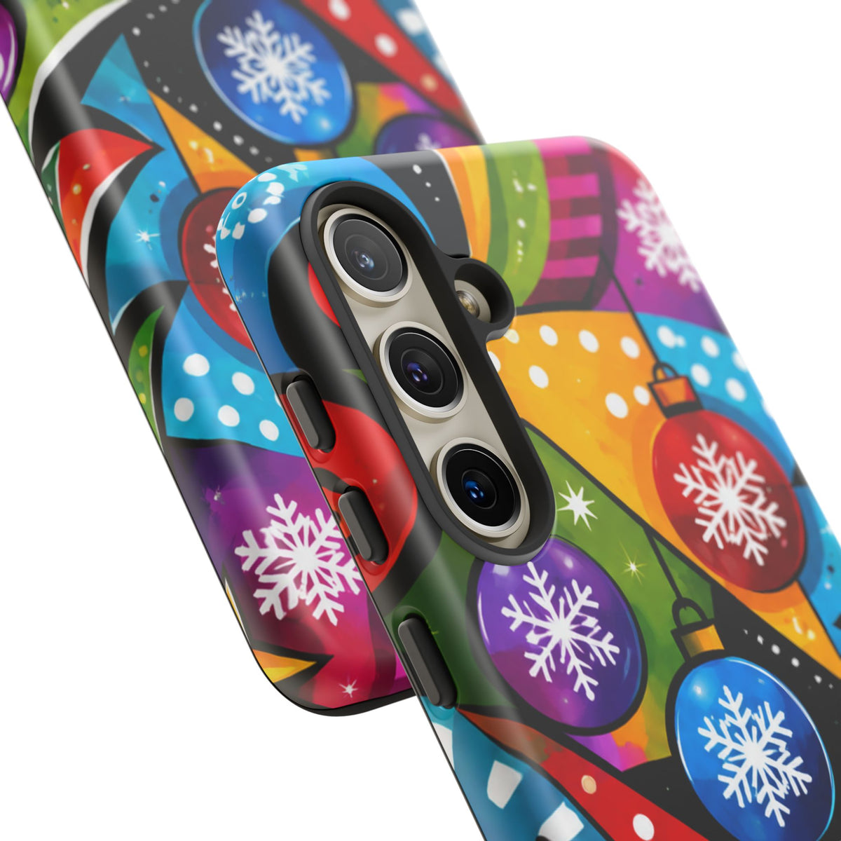 Holiday Ornament Phone Case — Colorful Festive Christmas Design