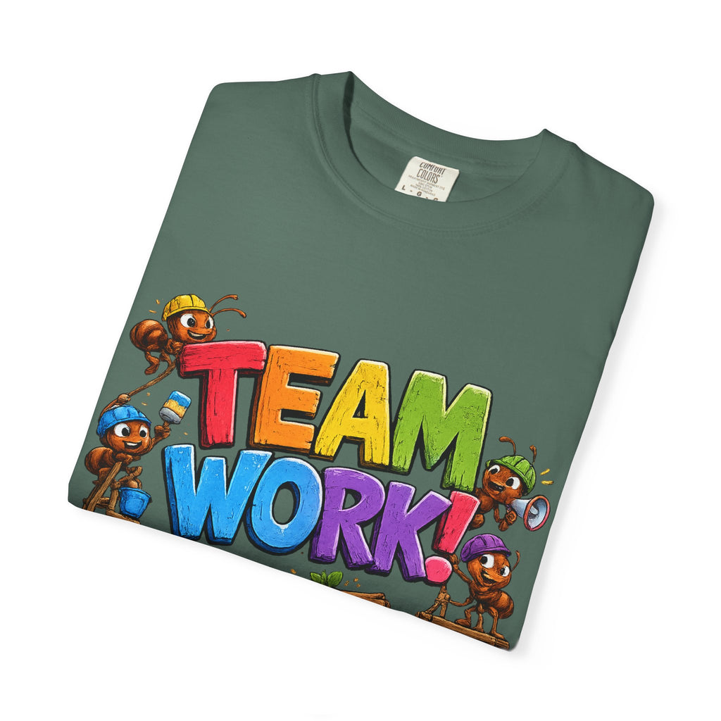Teamwork Cartoon Ants T-shirt | Team Work Graphic Tee