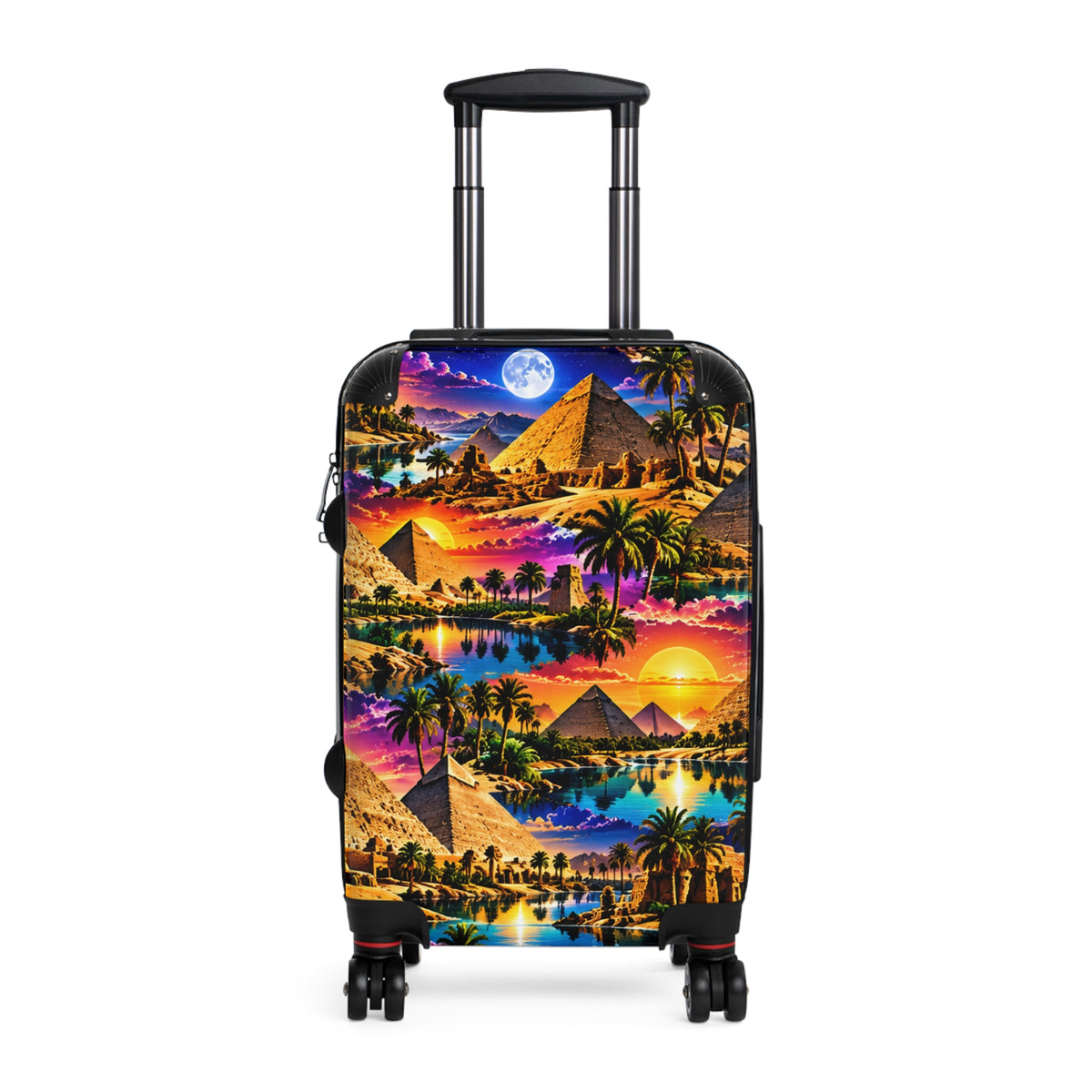 Egyptian Pyramids Carry-On Suitcase – Tropical Sunset Travel Luggage