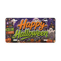 Happy Halloween Vanity Plate | Spooky Ghosts Pumpkins License Tag