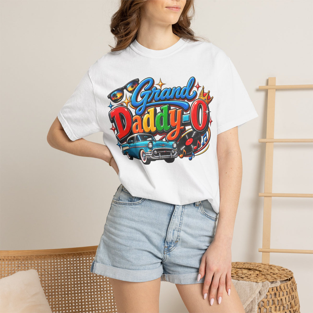 Grand Daddy-O Retro Car Graphic T-Shirt