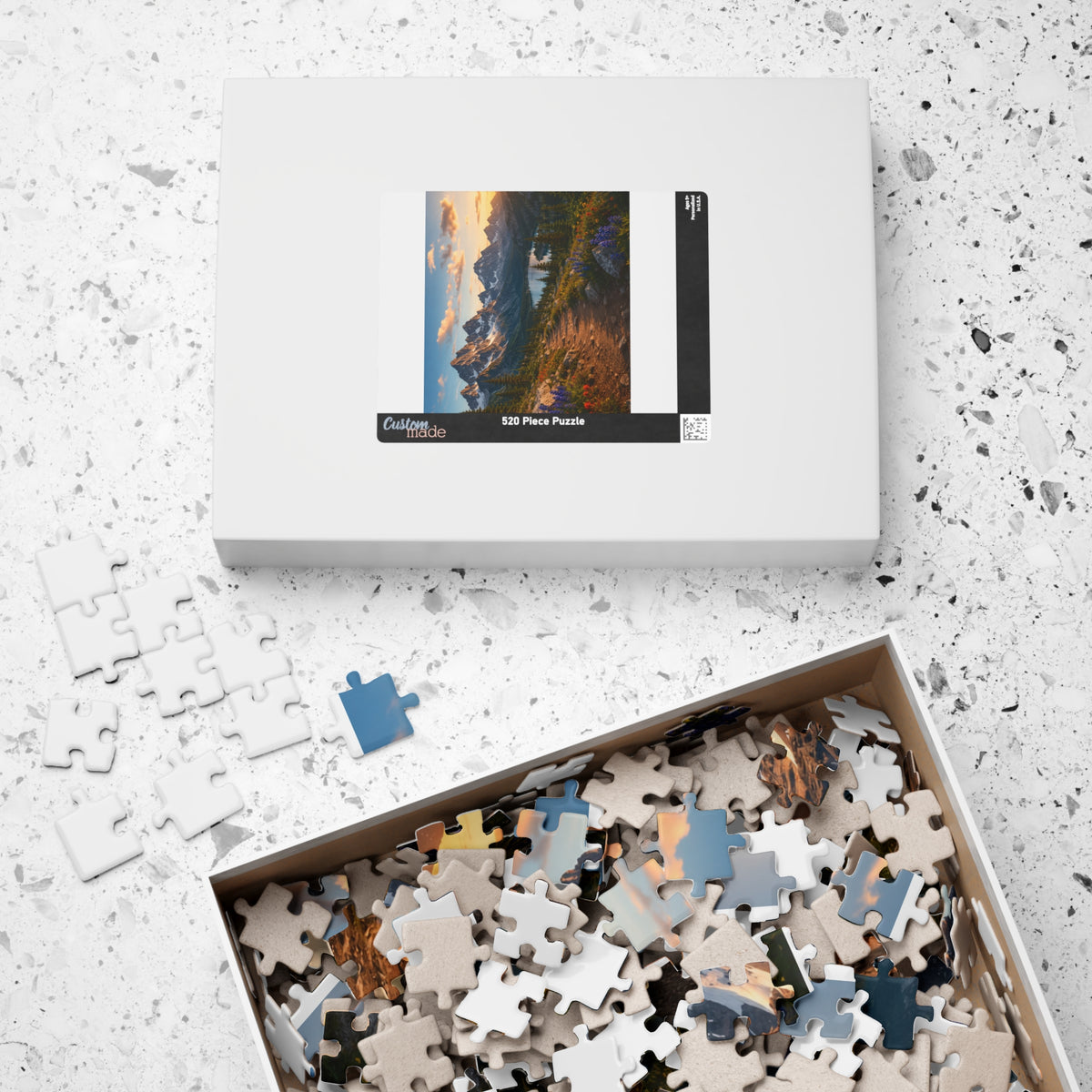 Sunset Mountain Trail Puzzle | Scenic Landscape Jigsaw