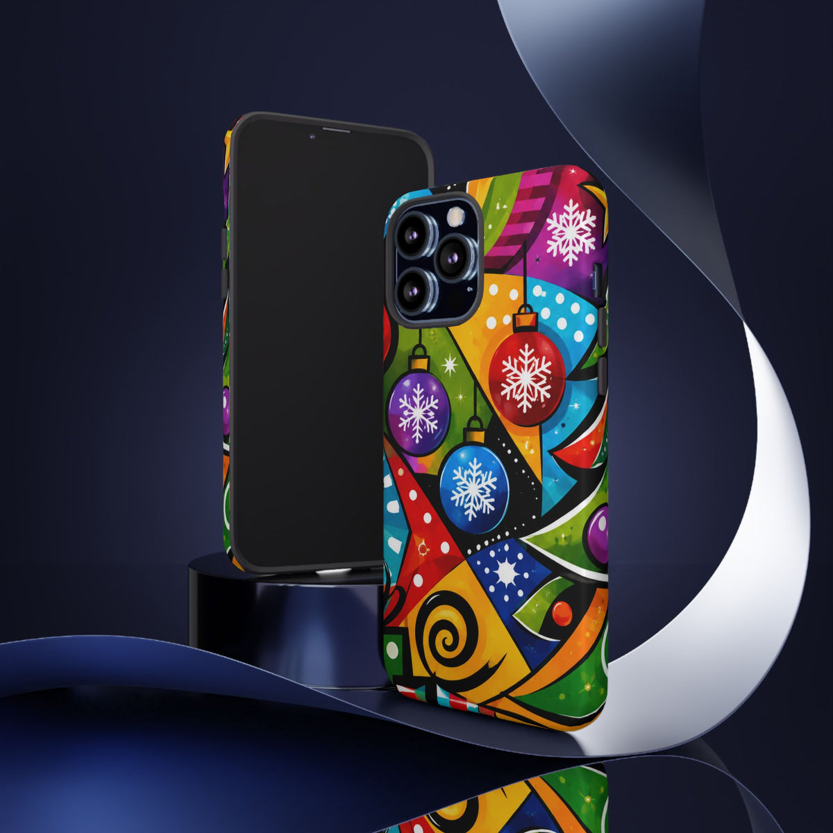 Holiday Ornament Phone Case — Colorful Festive Christmas Design