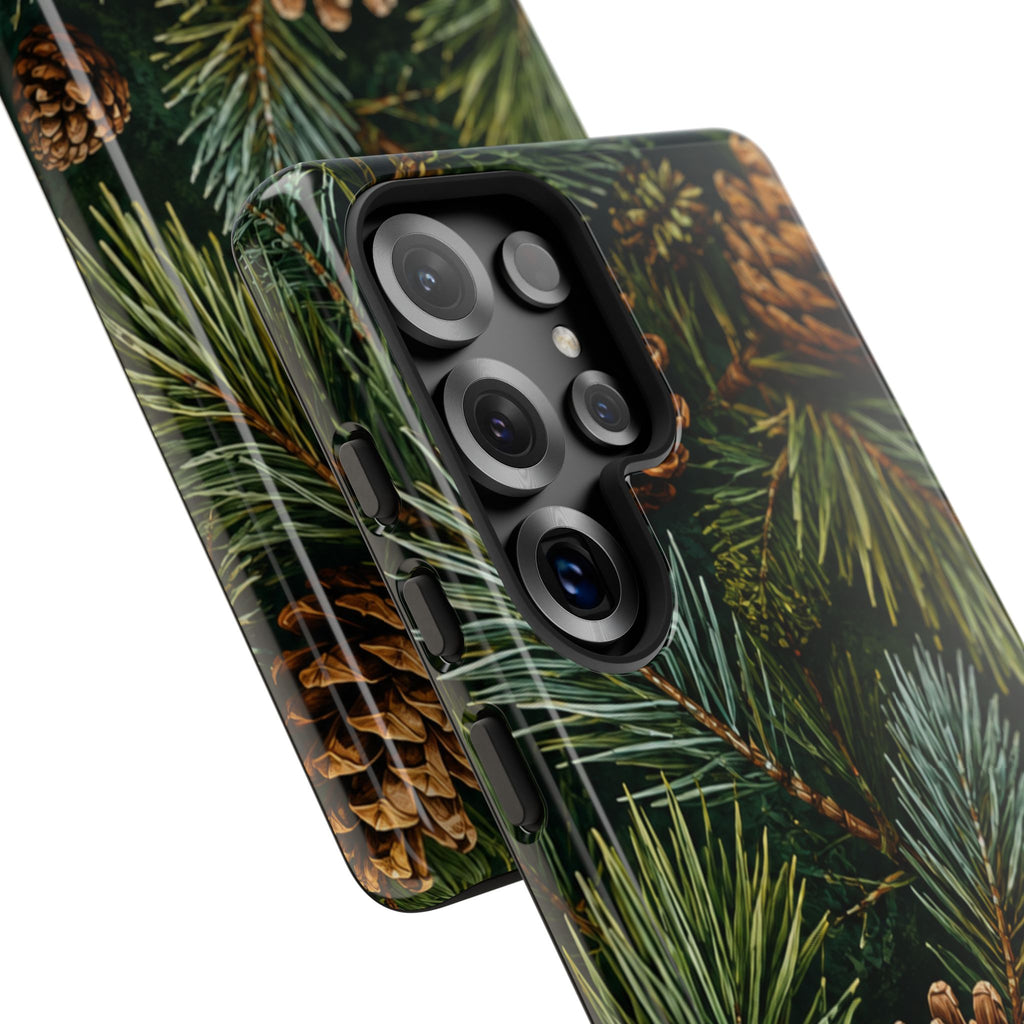 Pinecone Pines Phone Case — Festive Evergreen iPhone Cover