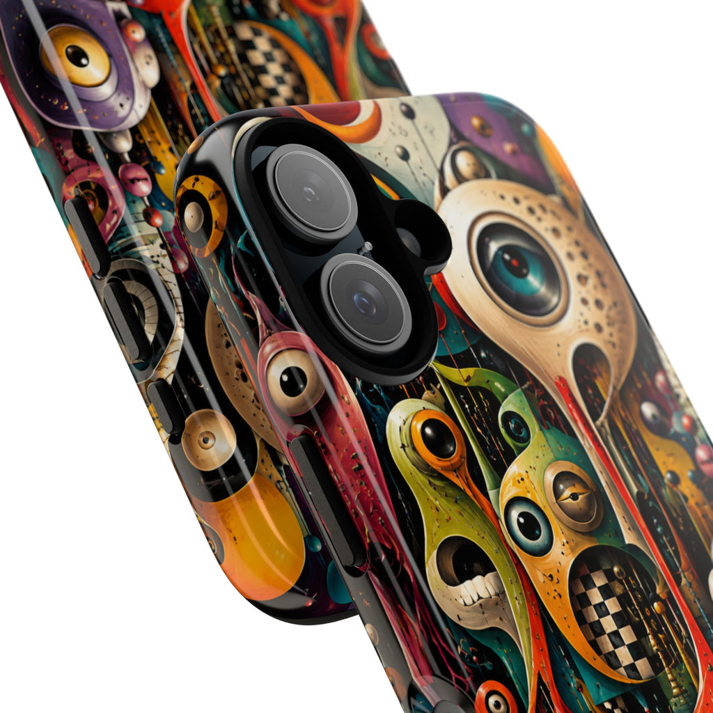 Surreal Monster Art Phone Case — Colorful Abstract Creature Design