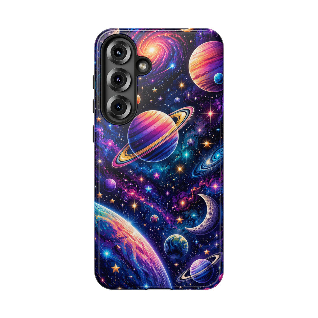 Colorful Galaxy Planets phone case | Tough Case