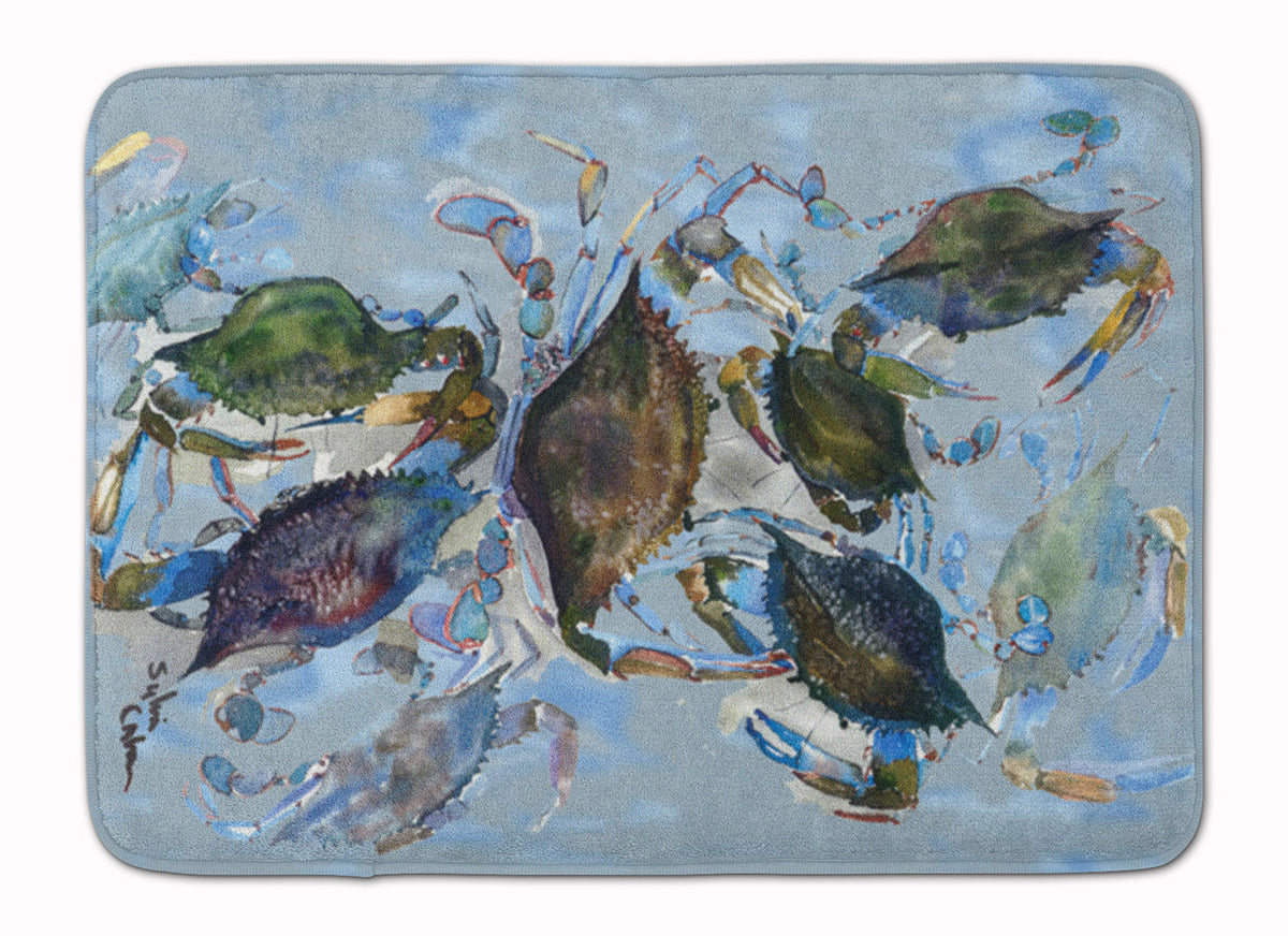 Crab Memory Foam Kitchen Mat Machine Washable Anti-Fatigue Cushion Comfort Bath or Kitchen Rug