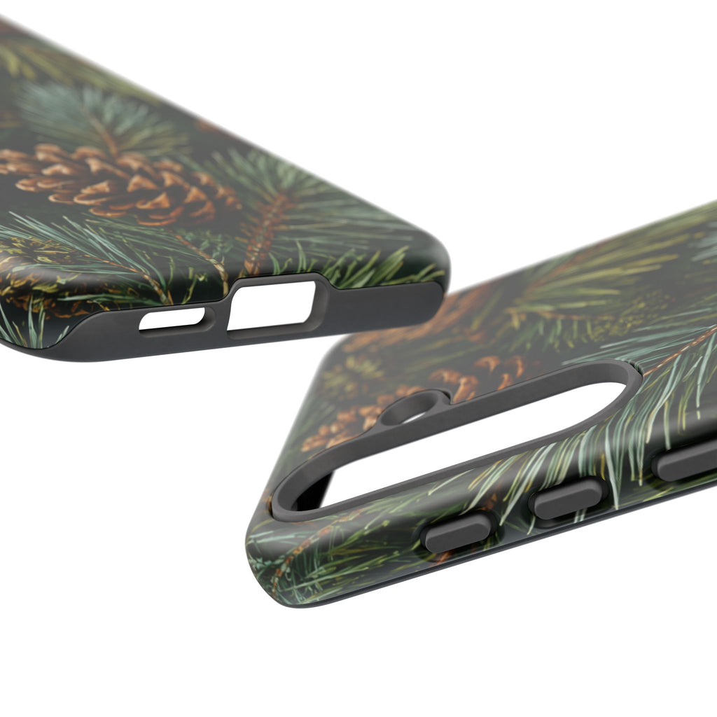 Pinecone Pines Phone Case — Festive Evergreen iPhone Cover