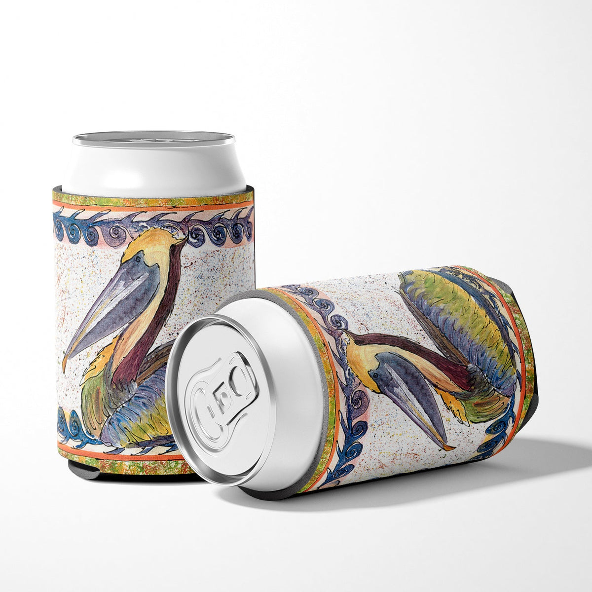 Pelican Can or Bottle Hugger Cooler Sleeve for Standard 12 oz Cans, Insulated Foam Beer & Soda Can Hugger Reusable