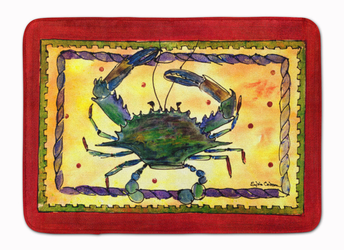 Crab Memory Foam Kitchen Mat Machine Washable Anti-Fatigue Cushion Comfort Bath or Kitchen Rug