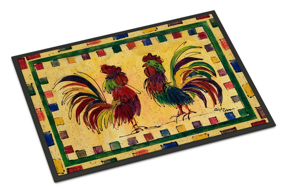 Bird - Rooster Doormat Indoor Outdoor 18H X 27W Front Door Mat Rugs for Entryway, Non Slip Washable