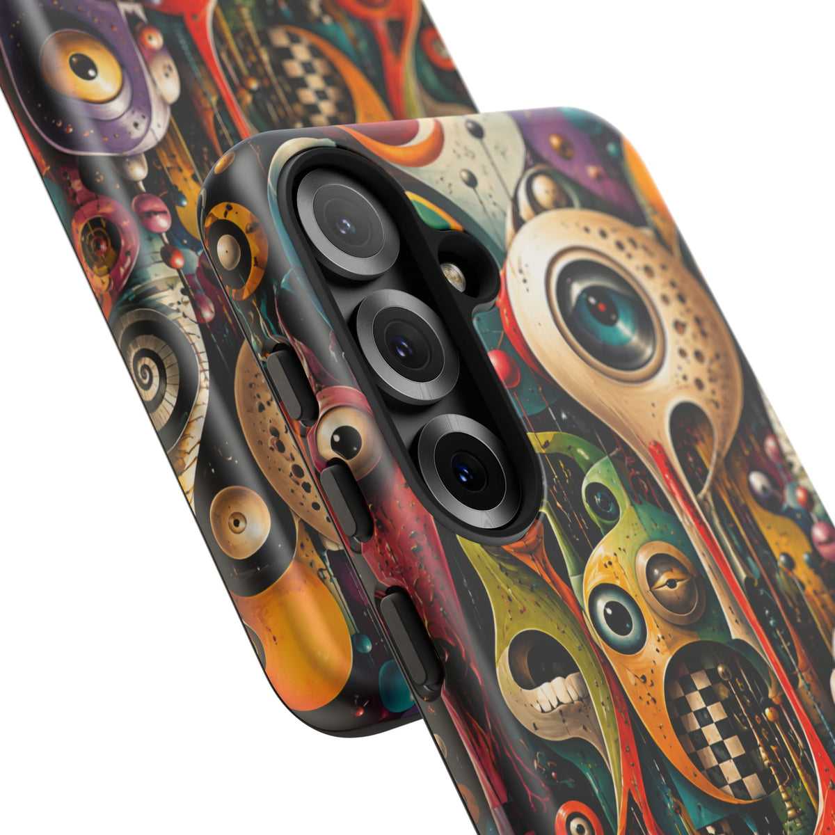 Surreal Monster Art Phone Case — Colorful Abstract Creature Design