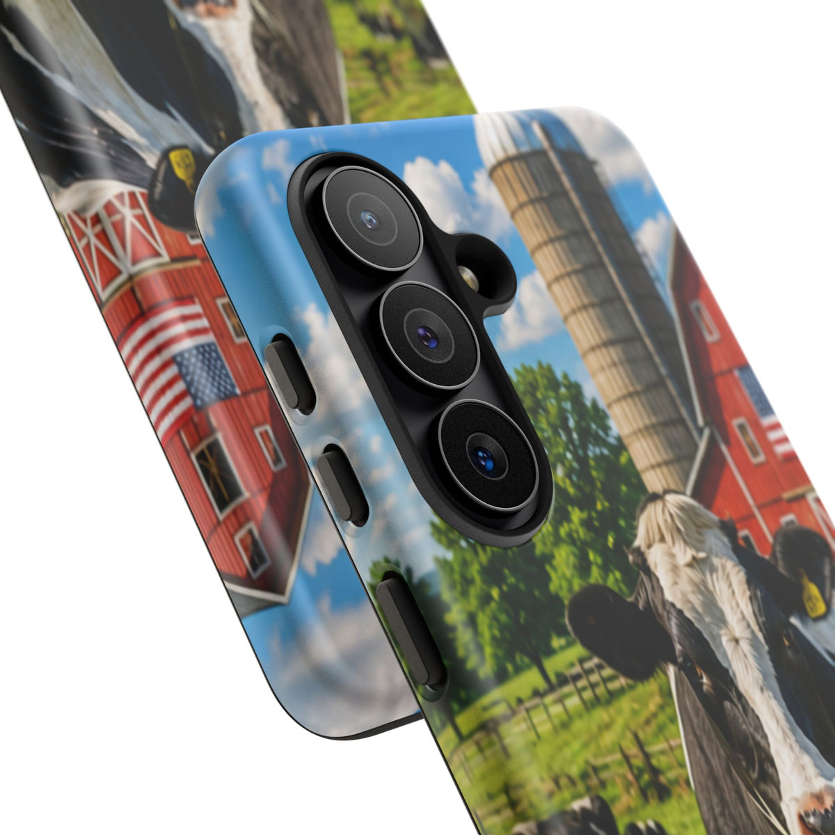 Cow Farm Phone Case — Rustic Barnyard iPhone Cover