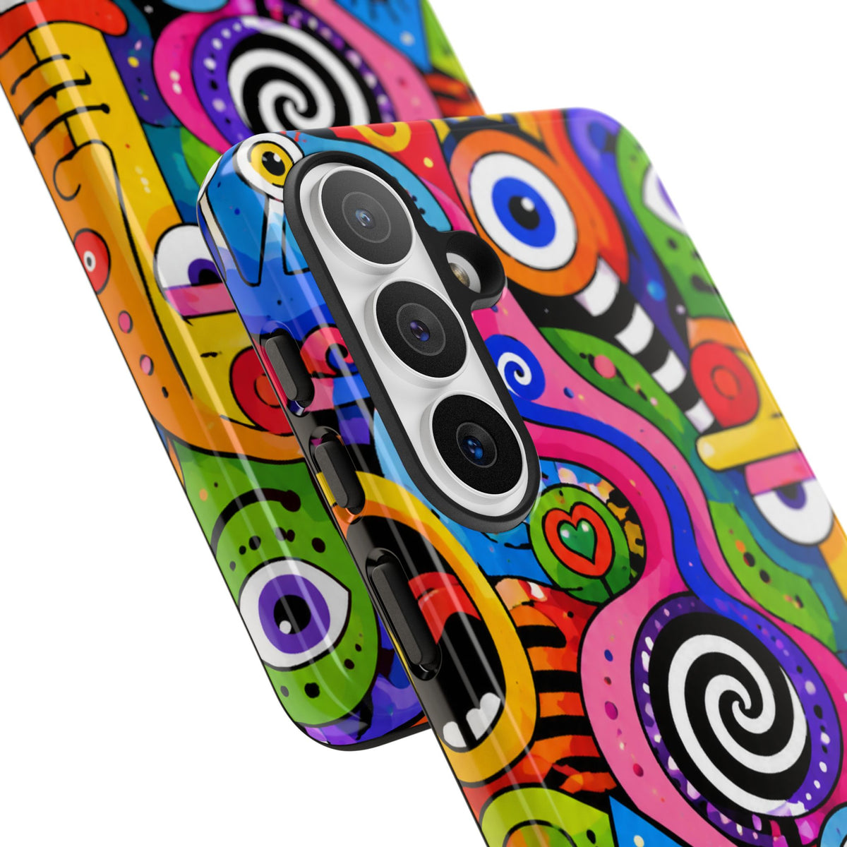 Colorful Abstract Doodle Tough Phone Case