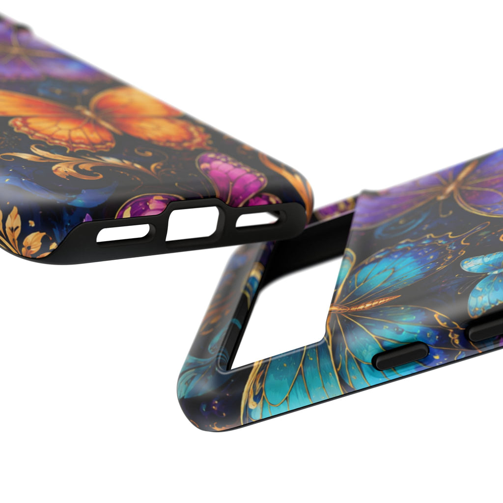 Butterfly Tough Phone Case — Colorful Floral Butterflies Protective Cover