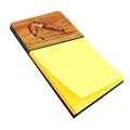 Cooked Shrimp Spicy Hot Watercolor Sticky Note Holder Refillable Dispenser Desk Accessory 3x3 Pad Gift