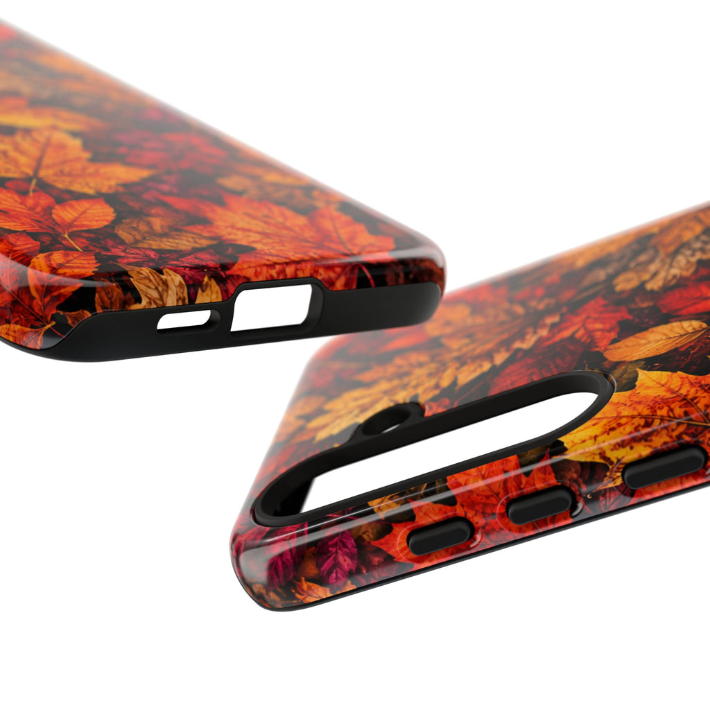 Autumn Leaves Tough Phone Case — Fall Foliage Protective Cover