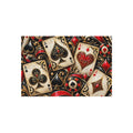 Vintage Playing Cards Outdoor Rug — Casino Poker Patio Mat