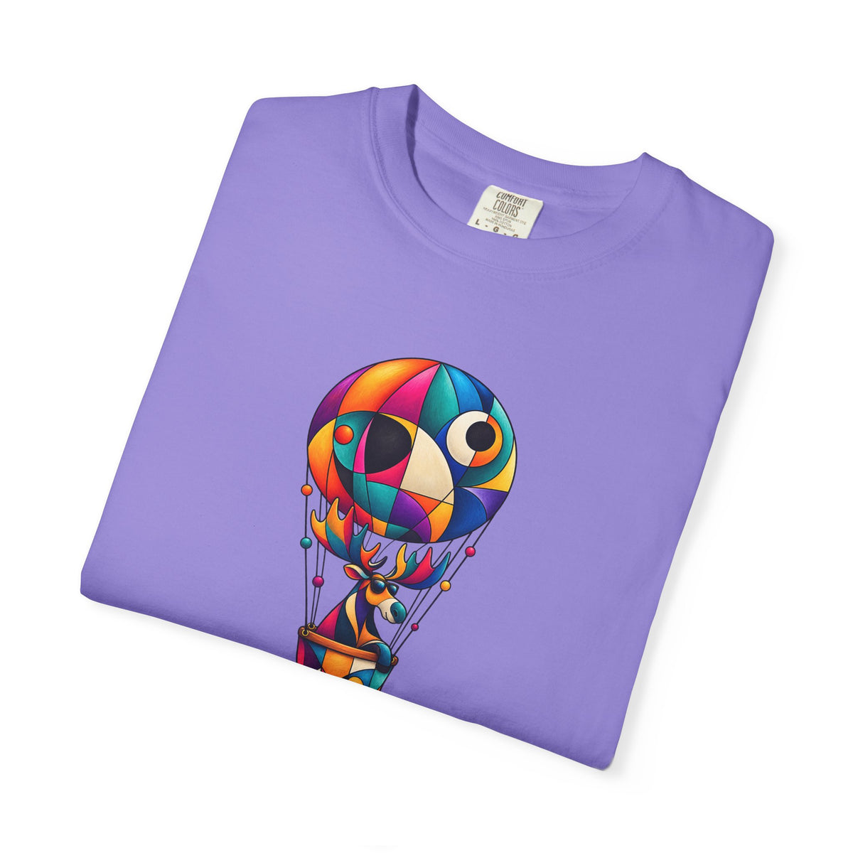 Hot Air Balloon Abstract Art T-Shirt