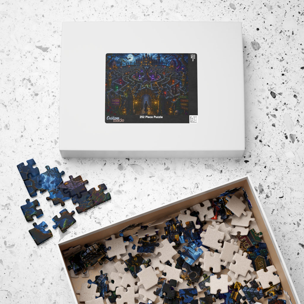 Haunted Castle Maze Puzzle 520 Piece | Spooky Night Jigsaw