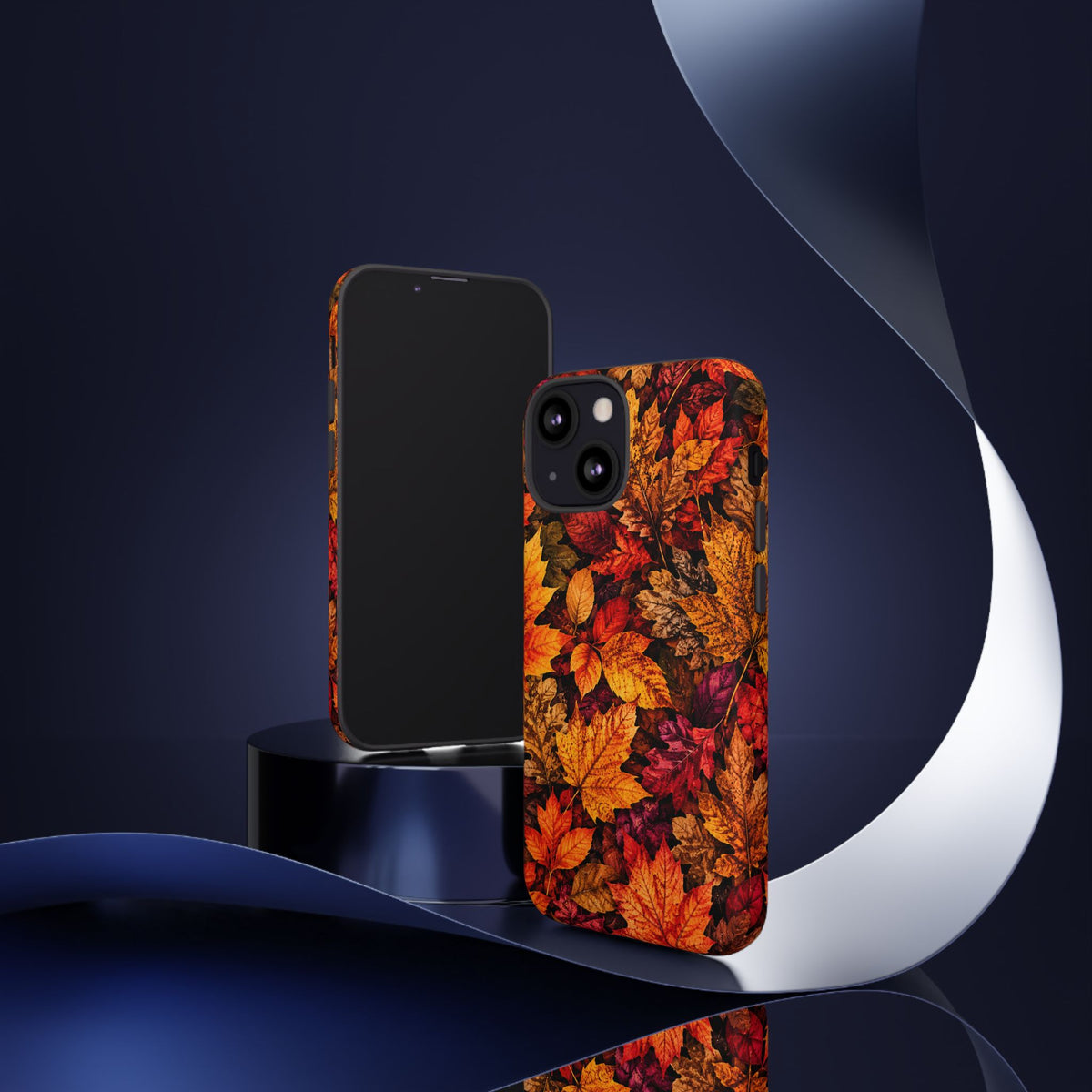 Autumn Leaves Tough Phone Case — Fall Foliage Protective Cover