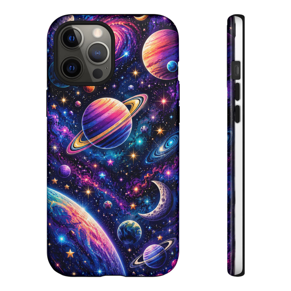 Colorful Galaxy Planets phone case | Tough Case