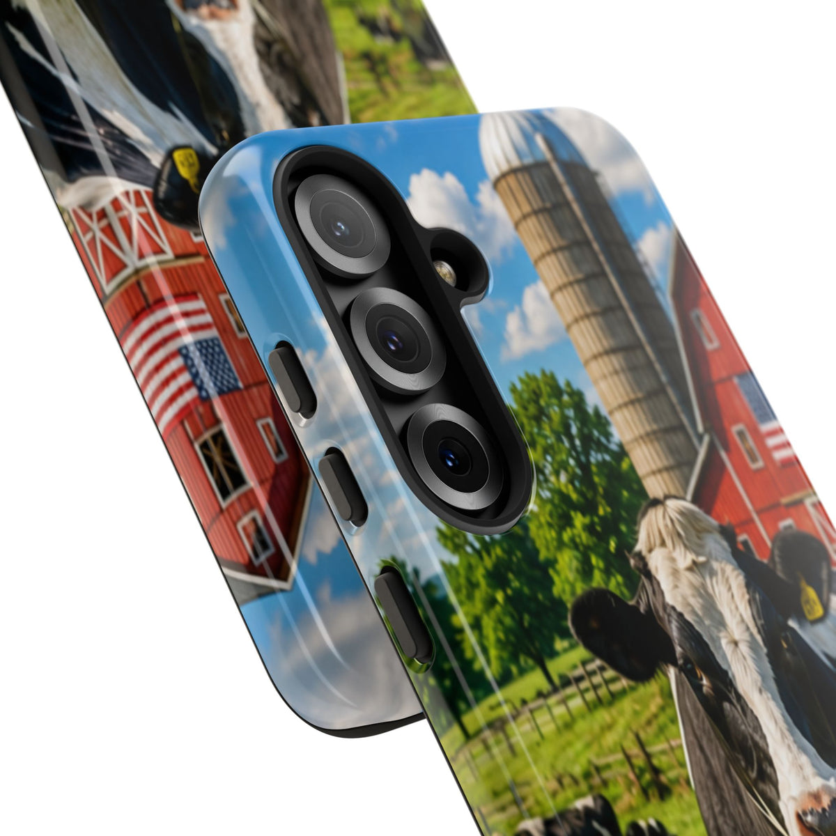 Cow Farm Phone Case — Rustic Barnyard iPhone Cover