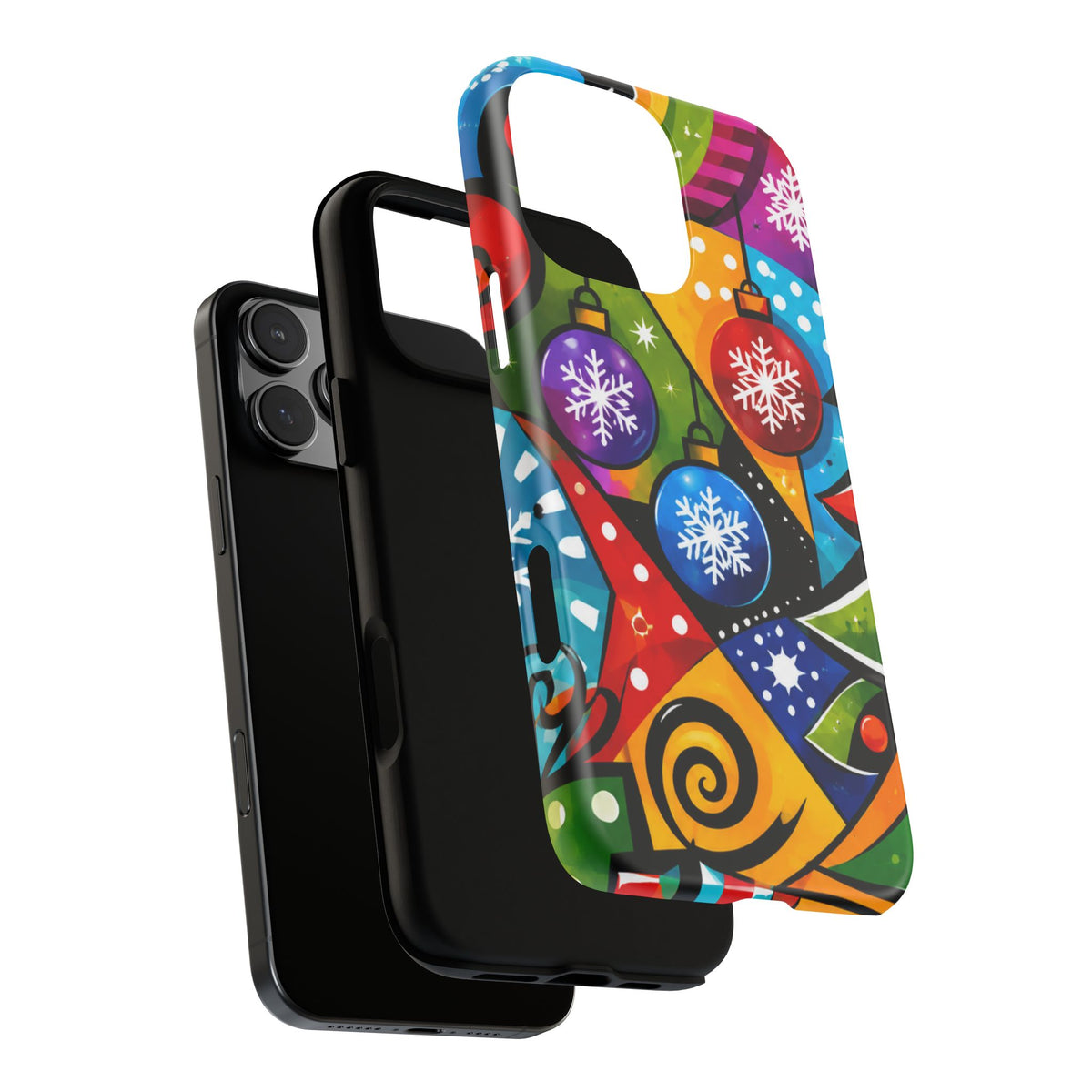 Holiday Ornament Phone Case — Colorful Festive Christmas Design
