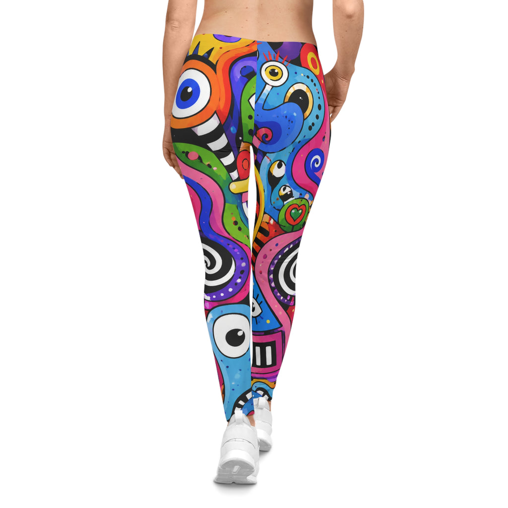 Colorful Abstract Doodle Leggings