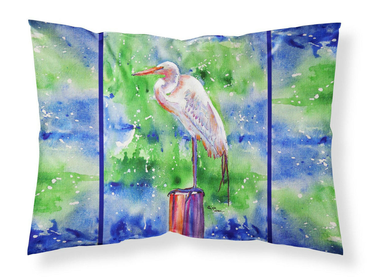 Egret Standard Pillowcase Lightweight Super Soft Easy Care Decorative Artwork Pillowcase, Standard