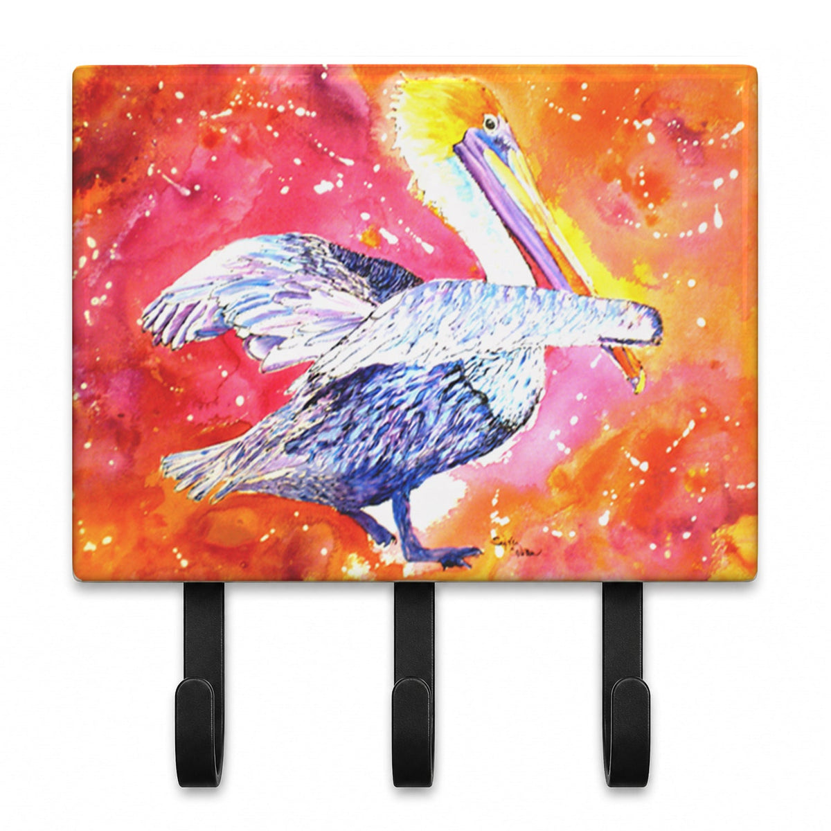 Pelican Leash or Key Holder Wall Hooks, Coat Rack Wall Mount, for Hanging Keys, Towels, Aprons, Leashes