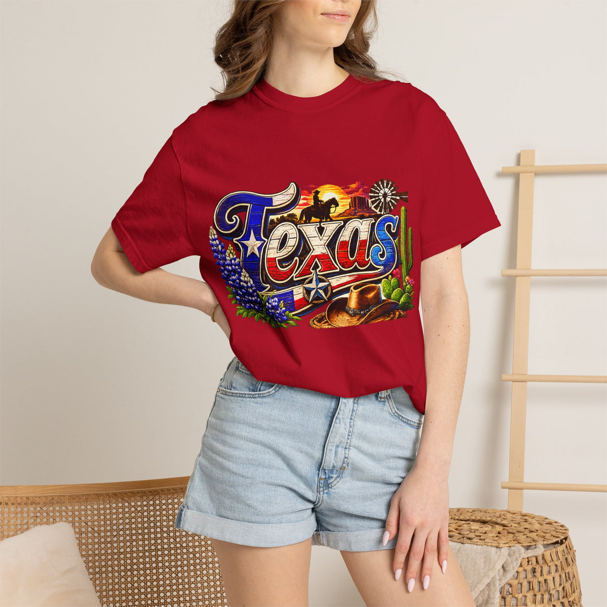 Texas Vintage Postcard T-Shirt | Lone Star State Roadtrip