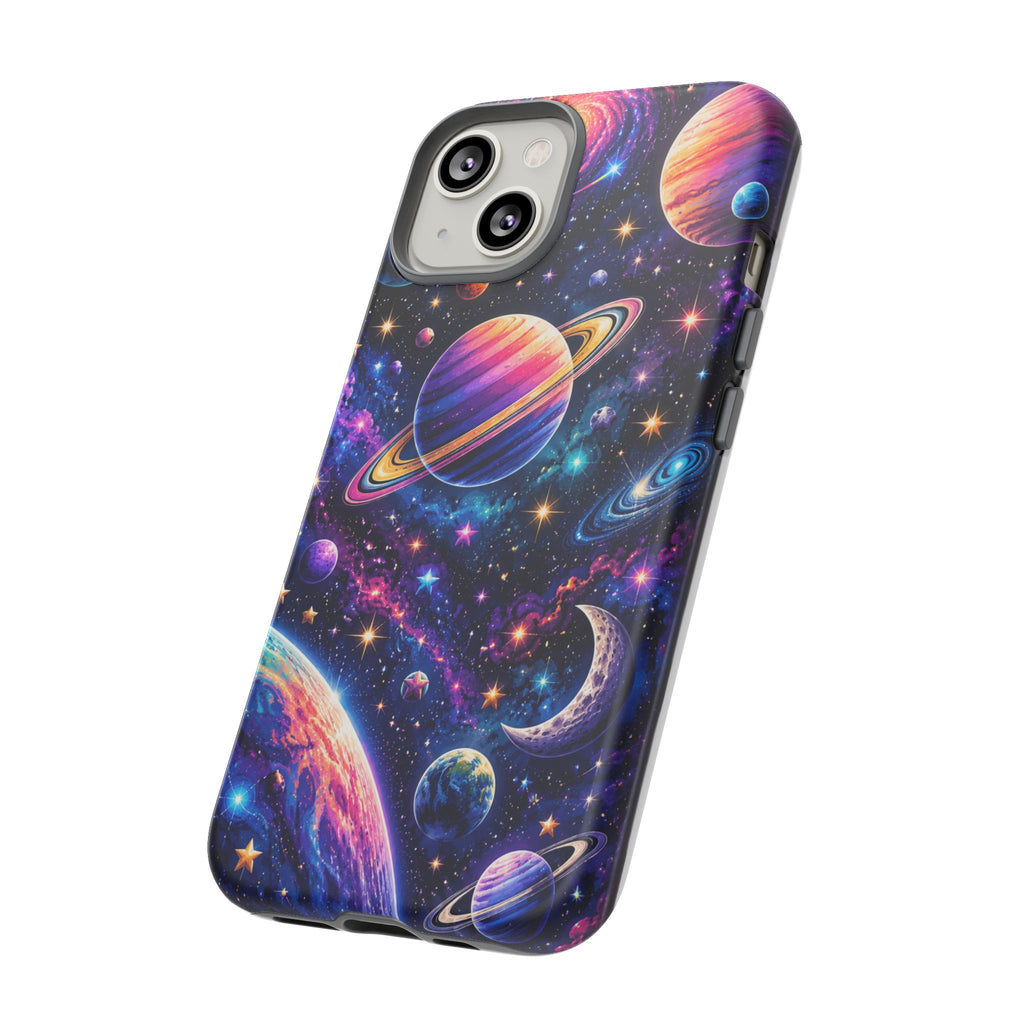 Colorful Galaxy Planets phone case | Tough Case