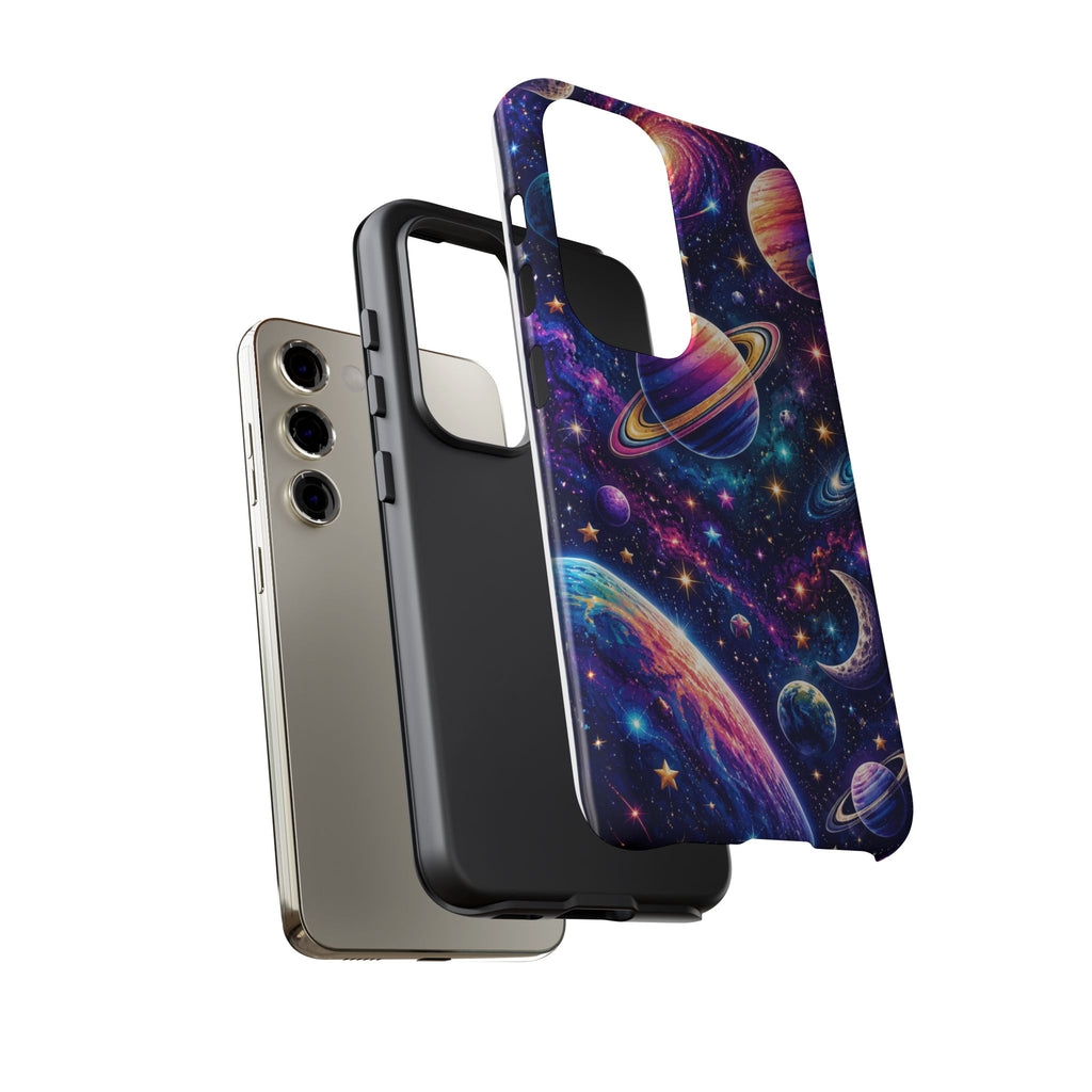 Colorful Galaxy Planets phone case | Tough Case