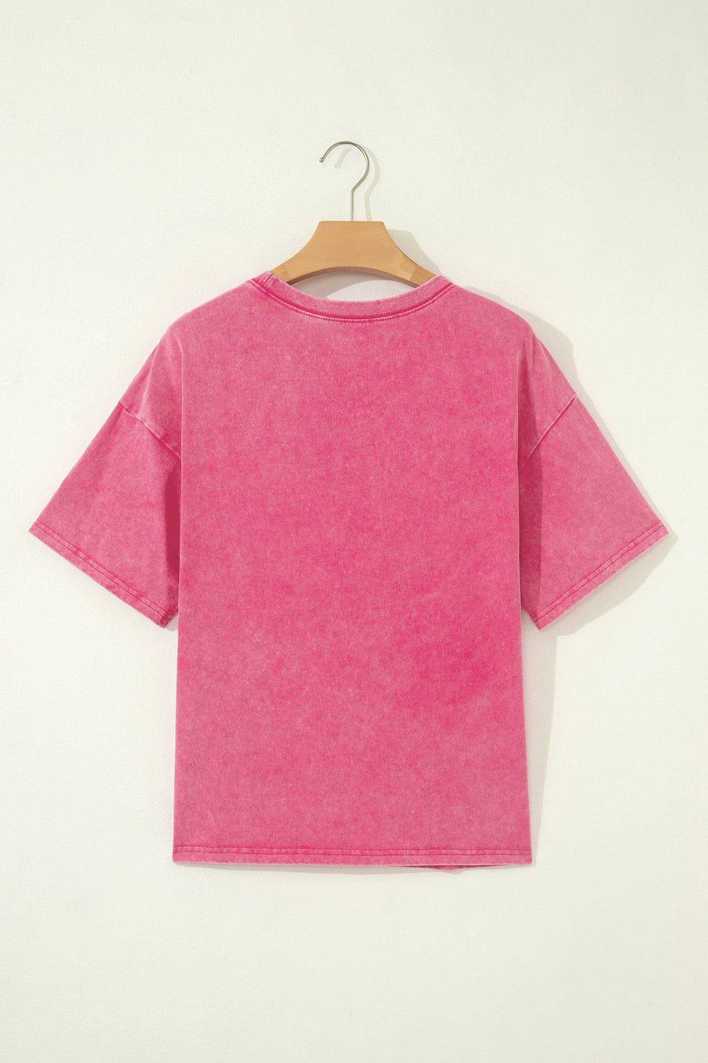 Solid Mineral Wash Short Sleeve Oversized Tee