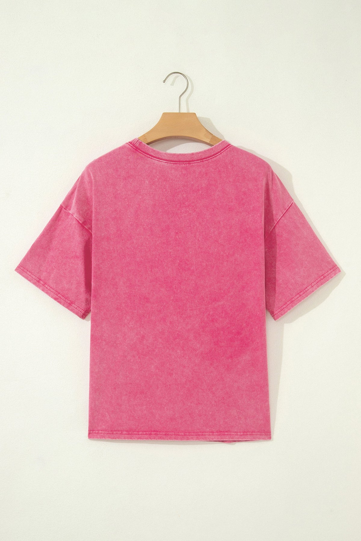 Solid Mineral Wash Short Sleeve Oversized Tee