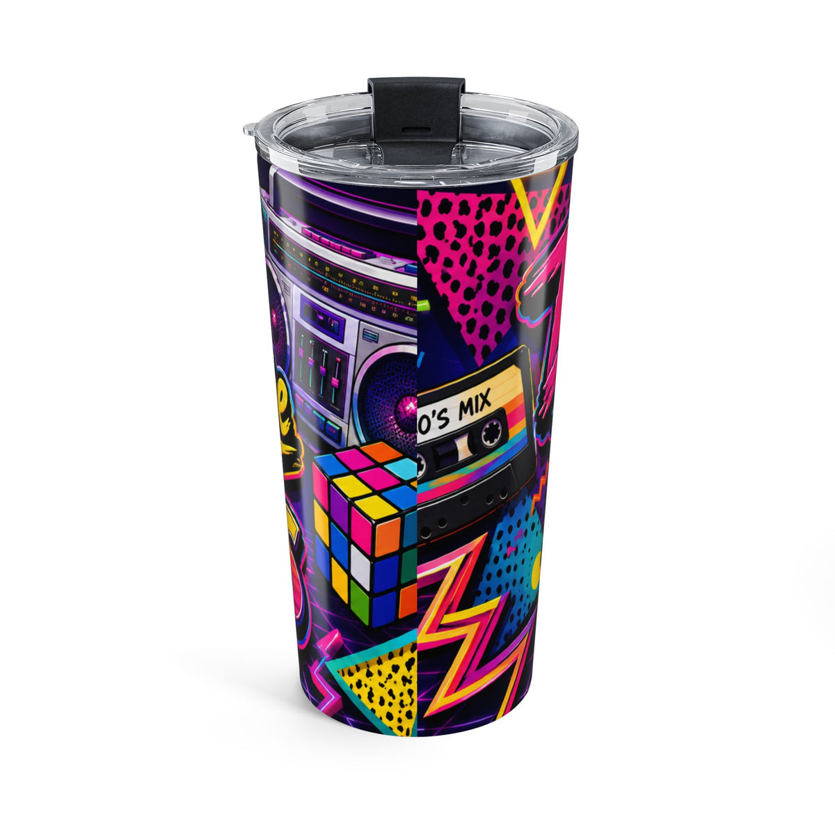 Bring Back the 80s Tumbler | Retro Neon 20oz