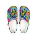 Tropical Pickleball Clogs — Colorful EVA Foam Slip-On Shoes