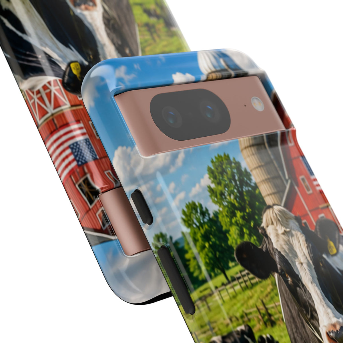 Cow Farm Phone Case — Rustic Barnyard iPhone Cover
