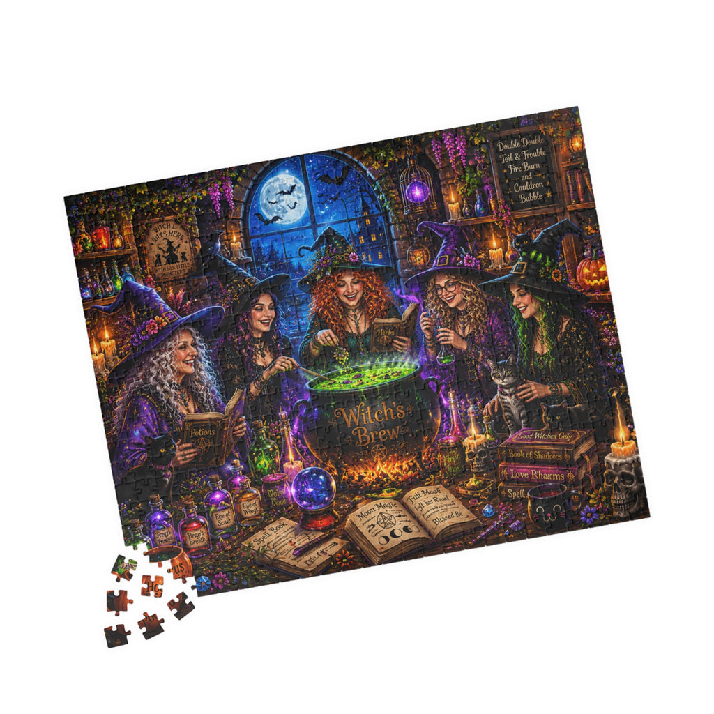Witches Brew Scene Puzzle | 520 Piece Halloween Jigsaw