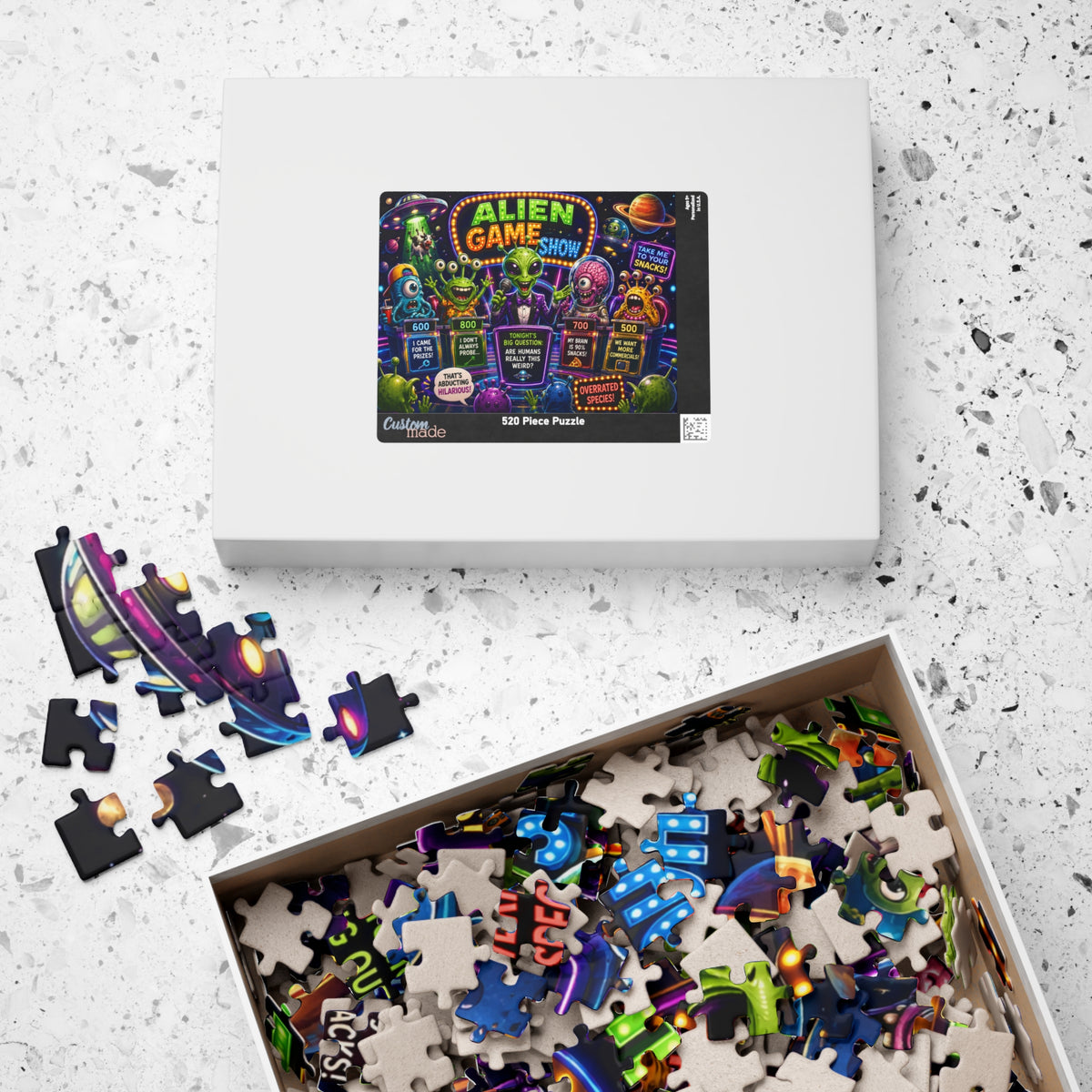 Alien Game Show puzzle | 520-piece jigsaw